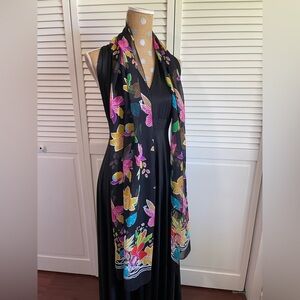 Vintage Rickie Freeman for Teri Jon XL Scarf Wrap Silk